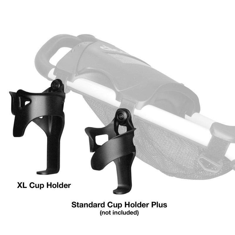 Clicgear XL Cup Holder â€“ Oversized Drink Holder for Golf Push Carts â€“ Fits Large Bottles & Tumblers â€“ Includes Accessory Tab â€“ Compatible with All Clicgear and Rovic Carts - Image 3